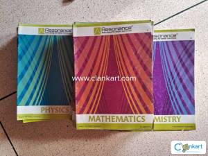 Full set of Physics, Chemistry  and Maths Resonance modules for 11 and