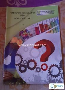 Resonance NTSE Stage 1 and 2 Test papers with solution (MAT),(SAT)