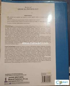 Review of medical physiology 3 rd edition by k sembulingam