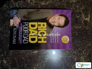 Rich dad poor dad- ROBERT T. KIYOSAKI- barley used half read paperbook