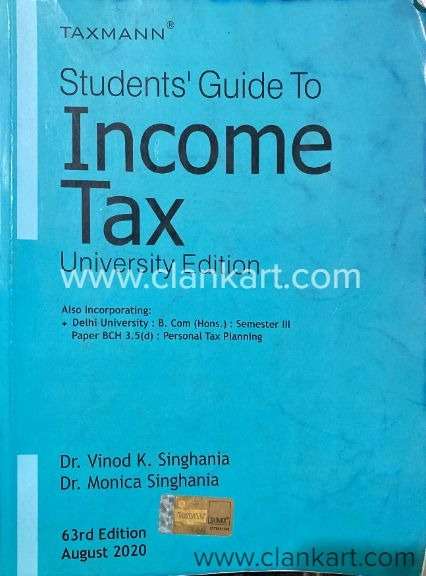 SALE Taxman Students Guide To Income Tax University Edition