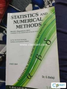 SATISTICS AND NUMERICAL METHODS