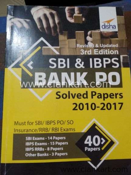 SBI IBPS Bank PO Solved Paper 2010-2017 Disha Publication