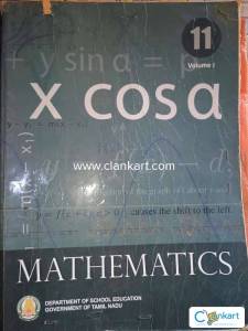 SCERT Maths for class 11 vol-1