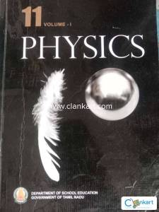 SCERT physics V1 for class 11
