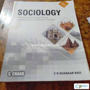 S.CHAND Sociology CN SHANKAR RAO