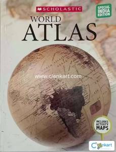 SCHOLASTIC ATLAS GENERAL KNOLWEDGE EXCELLENT CONDITION NOT USED