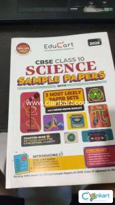 SCIENCE EDUCART CLASS 10 SAMPLE PAPERS BOOK (WITHOUT 3 SETS) 2025 CBSE