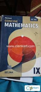 SELINA MATHEMATICS CONSICE ICSE CLASS 9