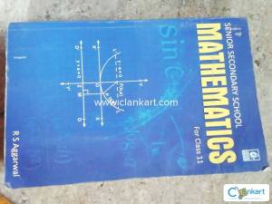 SENIOR SECONDARY MATHEMATICS FOR CLASS 11 RS AGGRAWAL