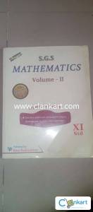 S.G.S Mathematics XIth-std volume2
