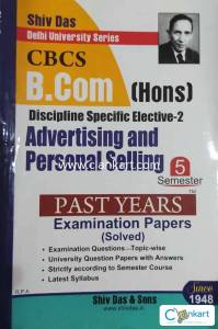 SHIV DAS BCOM(HONS) SEM-5 ADVERTISING AND PERSONAL SELLING