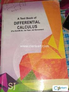 SJ PUBLICATIONS MATHEMATICS DIFFRENTIAL CALCULAS FOR BSC 1ST SEMESTER