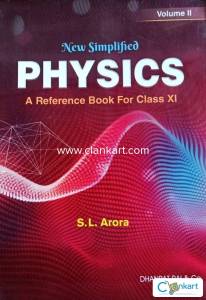 S.L.ARORA PHYSICS CLASS 11(VOLUME 1)