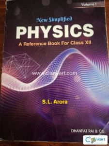 S.L.ARORA Physics class 12th