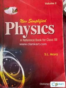 S.L.Arora Physics class 12 volume 1 and 2
