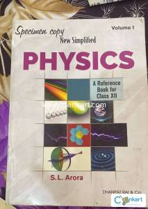 S.L.Arora Vol 1 Physics 2020 edition