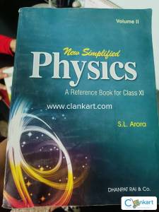 S.L.Arora physics class 11(part 1+2)