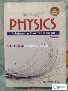 S.L.Arora physics for class 12(vol 1+vol 2)
