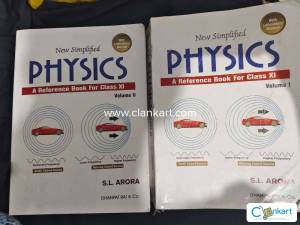 SL ARORA CLASS 11  both volumes
