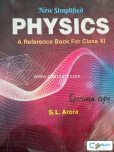 S.L ARORA PHYSICS AND  CHEMISTRY FOR Class 11