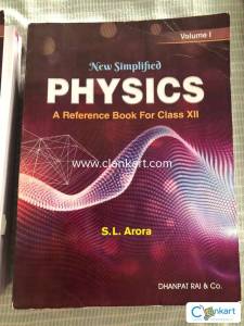 SL ARORA PHYSICS CLASS 12 VOL 1 & 2