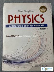 SL ARORA PHYSICS REFRENCE BOOK FOR XII, vol 1