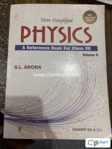 SL ARORA Physics class 12th