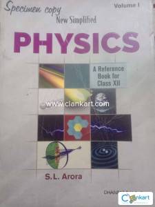 S.L Arora New Simplified Physics Part 1 for Class 12