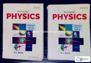 S.L. Arora Physics for class 11(2 books)