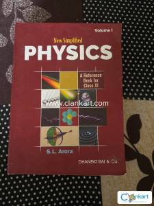 S.L Arora physics vol 1 and vol2 jee class 11