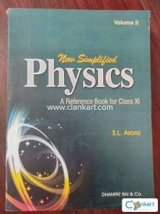 S.L. Arora Physics Book Class- XI(Volume -2)