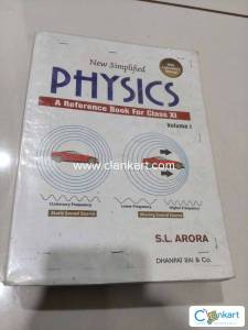 S.L. Arora Physics Class 11 Volume 1 & 2  Good Condition