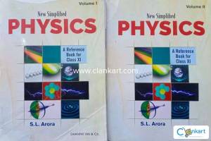 S.L. Arora Physics Class 11th vol.1 and vol.2