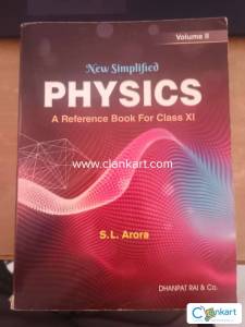 SL Arora Physics Reference for class 11