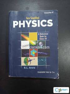 SL Arora Physics for Class 12 Vol II