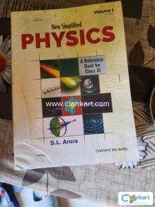 SL Arora Physics for JEE CLASS 11TH (VOL 1and 2)