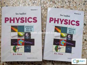 S.L Arora Physics for class 12th Vol-1&2