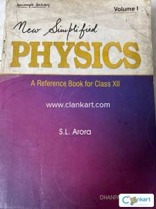 SL Arora Simplified Physics for Class 12 vol 1 and vol 2