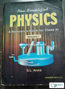S.L. Arora for Class 11th volume 1