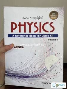 S.L Arora physics a reference book for class 12 volume 2