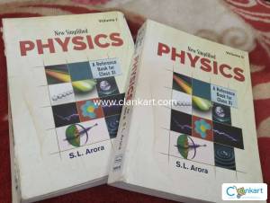 SL Arora physics class 11 Volume 1 + Volume 2