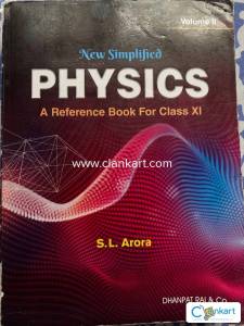 SL Arora physics class 11 (both volumes)
