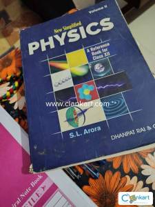 S.L Arora physics class 12th