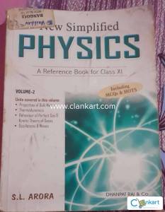 S.L. Arora physics for class 11 Vol. II