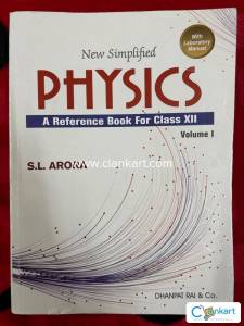 S.L Arora physics for class 12