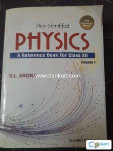 SL Arora physics for class 12
