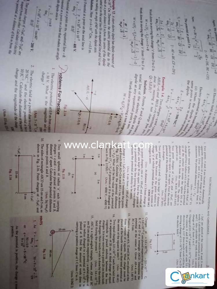 S.L Arora physics for class 12 vol 1 and vol 2