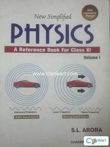 SL Arora physics volume 1 class 11