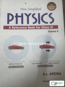 SL Arora volume 2 class 11 physics